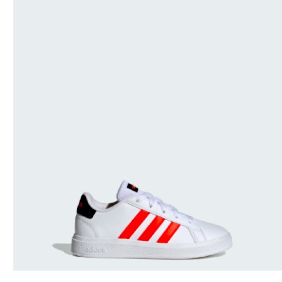 Adidas youth size 1 grand court lace-ups - Picture 1 of 5